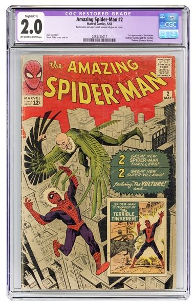 Lot Detail Amazing Spider Man 2 Marvel Comics 1963 Cgc 20 Slight