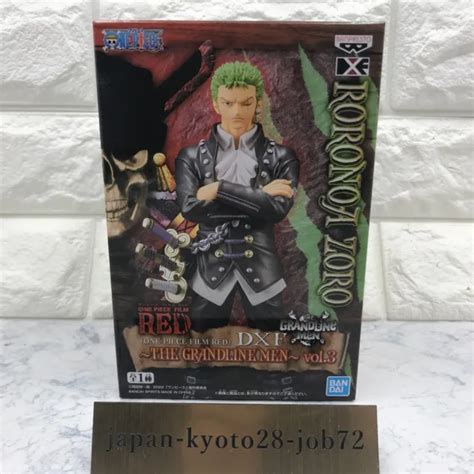 One Piece Film Red Roronoa Zoro Figure Dxf The Grandline Men Authentic