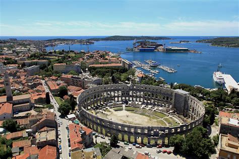 The Pula Amphitheater “arena” And Two Theaters
