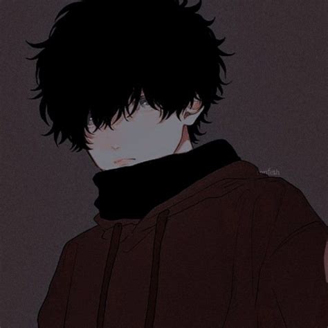 Dark Anime Boy Pfp