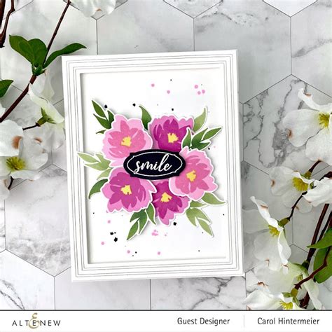 Altenew Mini Delight Smile Blooms Flower Cards Altenew Cards Handmade
