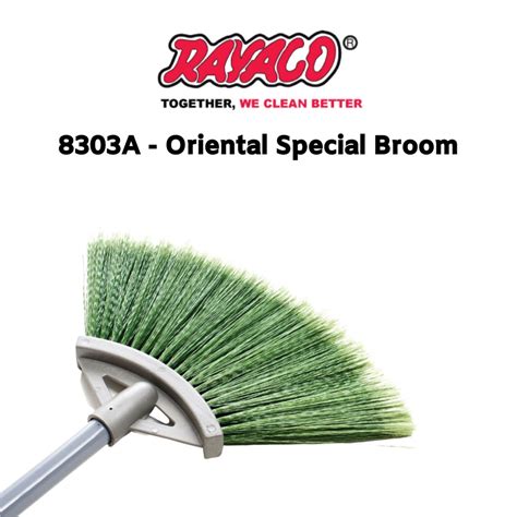 Rayaco 8303a Nylon Pvc Broom Without Iron Handle Clean Sweep