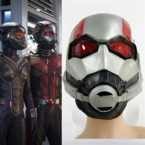 New Movie Antman Ant Man And Wasp Mask Cosplay Antman Latex Helmet