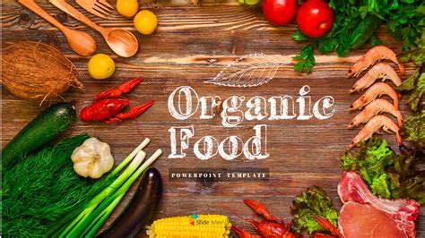 Food organic food food research food drinks middle eastern food mediterranean food diet food. Organic Food Simple PowerPoint Template Design