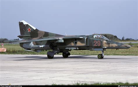 29 Red Russian Federation Air Force Mikoyan Gurevich Mig 27d Photo By
