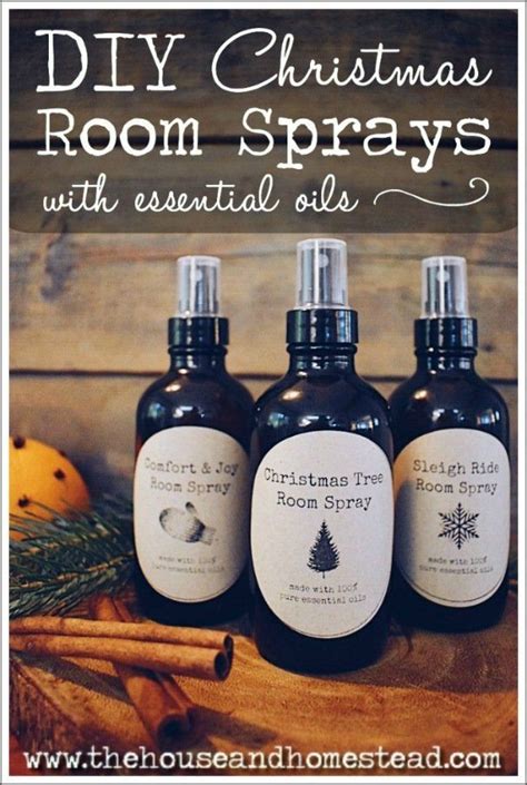 Diy Christmas Room Sprays With Essential Oils The House And Homestead