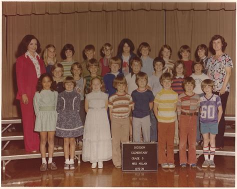 Dickson Elementary School Kingsport Tennessee Classes 1978 Grade