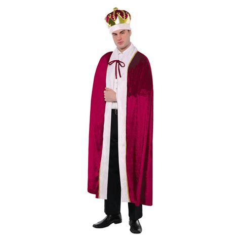 Adult King Robe Halloween Costume With Images King Costume Mens