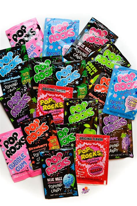 Pop Rocks Candy Ultimate 9 Flavor Assortment Bulk Strawberry Cherry