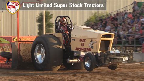 Light Limited Super Stock Tractors Pulling At Hammond Wi August 3rd 2019 Youtube