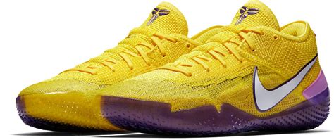 Nike Rubber Kobe Ad Nxt 360 Basketball Shoes In Yellowwhite Yellow