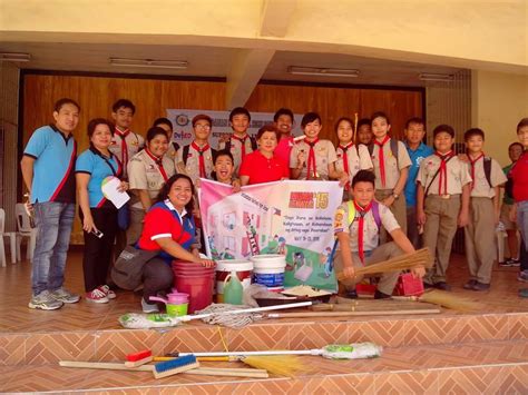 Brigada Eskwela 2015 Dalandanan National High School World Scouting