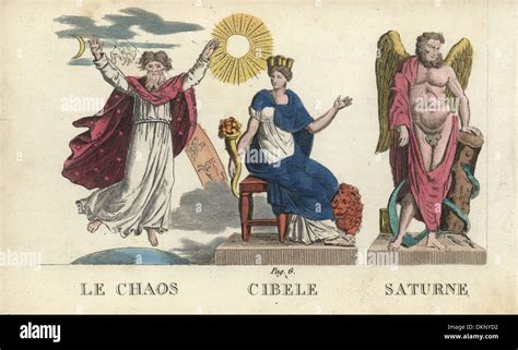 Chaos Cybele And Saturn Roman Gods Of Creation Great Mother And Time