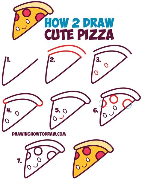 how to draw a pizza xzavierilkerr