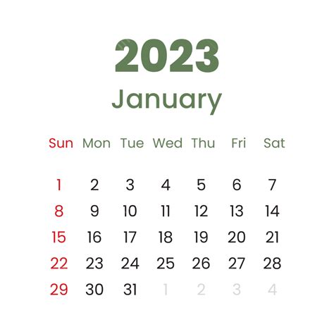 Enero 2023 Calendario Mostrar Estilo Simple Png Calendario 2023 Vrogue