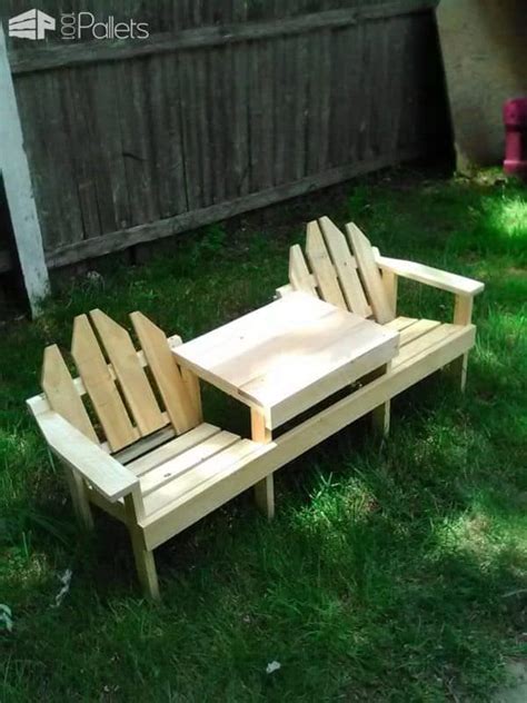 Adirondack chair in classic style. Kids Pallet Adirondack Chairs/Table Set • 1001 Pallets