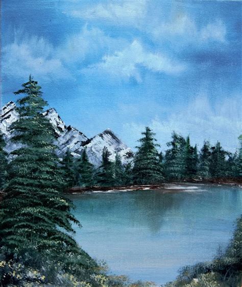 Evergreen Painting At Explore Collection Of