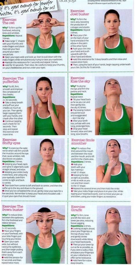 Pin By Marelie Woodford On Fitness Face Yoga Exercises Face Yoga