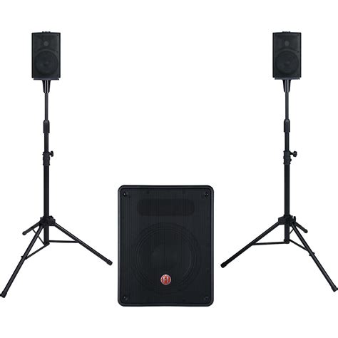 Harbinger M350 Portable Pa System With Subwoofer Musicians Friend