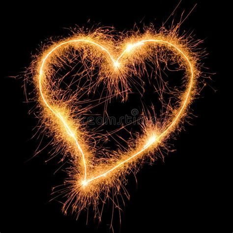 Sparkler Heart Stock Illustration Illustration Of Fireworks 6260992