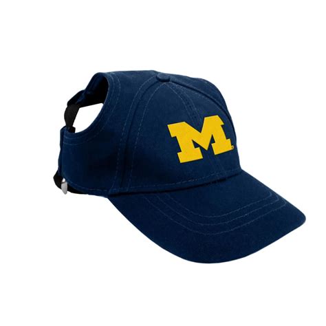 Officially Licensed Ncaa University Of Michigan Pet Baseball Hat