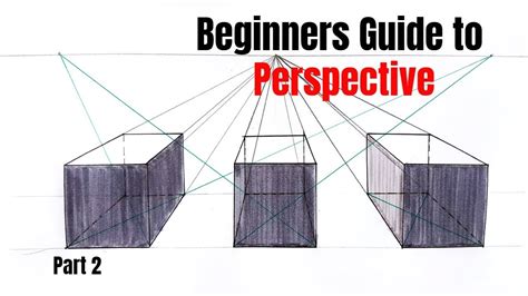 How To Draw A Perfect Cube In One Point Perspective Youtube