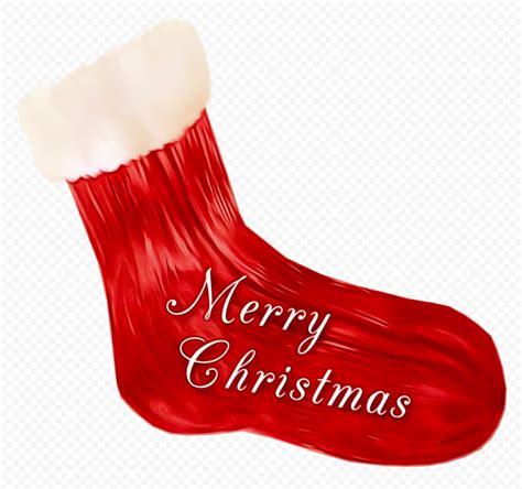 Merry Christmas Painting Santa Socks Png Citypng