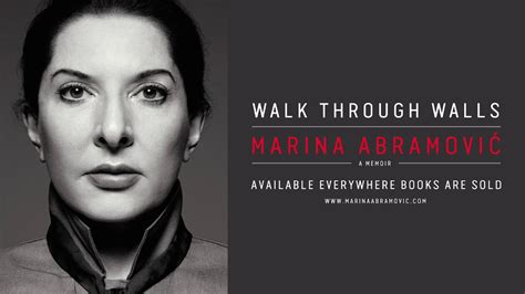 marina abramović s new book walk through walls youtube