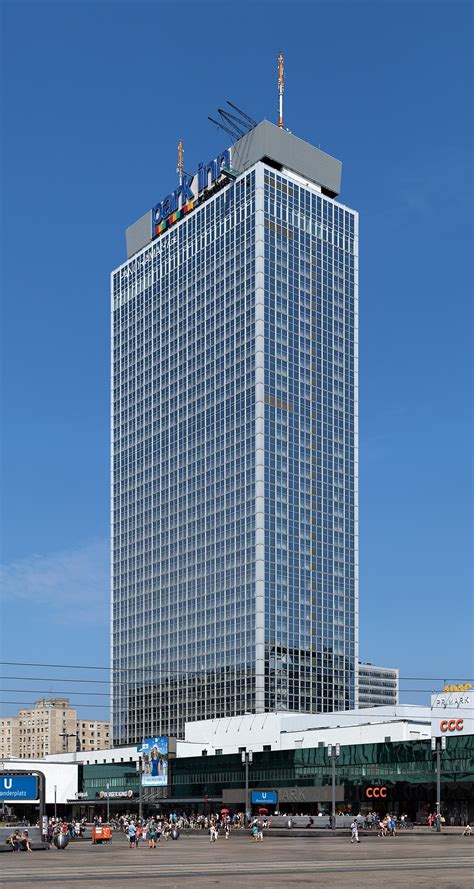 With its 150 meters in height, the building provides 1,012 rooms, making it the leading representative among berlin hotels for more than 40 years. Park Inn by Radisson Berlin Alexanderplatz - Wikipedia