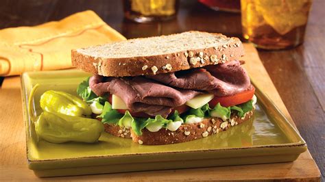 Roast Beef Sandwich With Provolone