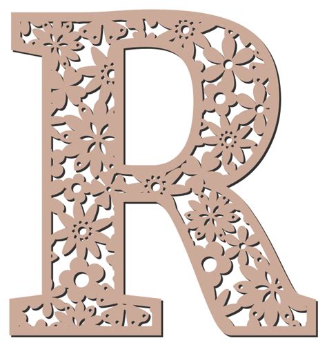 Decorative Floral Letters Alphabet Font Patterns And Clipart Diy