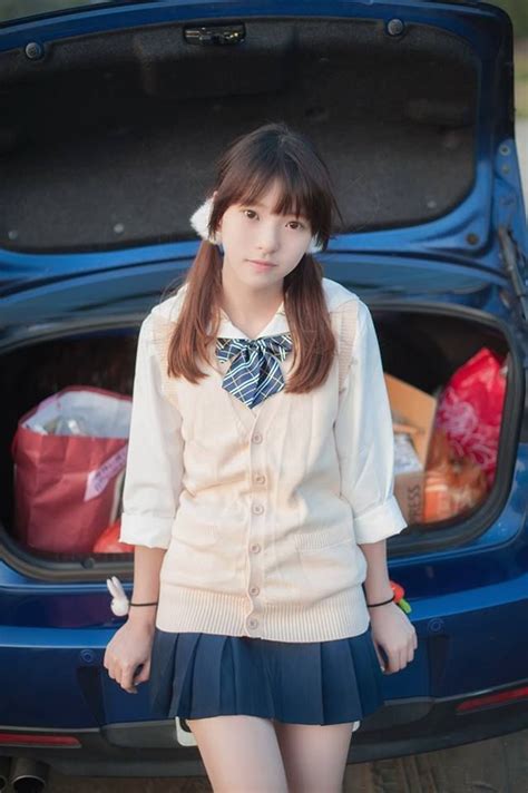 🐬制服🎐jk🐬ベスト🎐schooluniform🐬schoolgirls🎐可愛い🐬かわいい🎐kawaii🐬キュート🎐cute🐬プリティ🎐pretty🐬 School Girl Japan