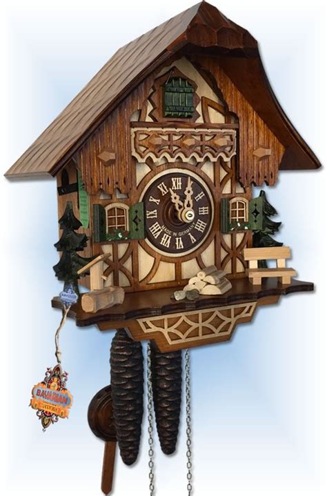 Schwer Classic Black Forest Cuckoo Clock 9 Bavarian Clockworks