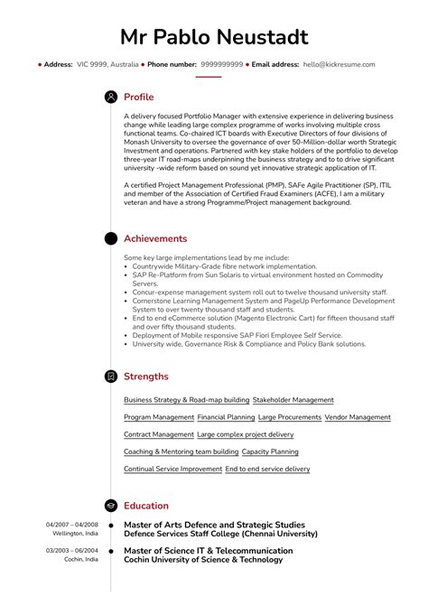 Highlight your construction project management resume skills hiring managers look for construction project managers who can juggle different roles, requiring a range of both hard and soft skills in your resume skills section, highlight your knowledge of specific construction or engineering techniques. Senior Project Manager Resume Sample | Kickresume