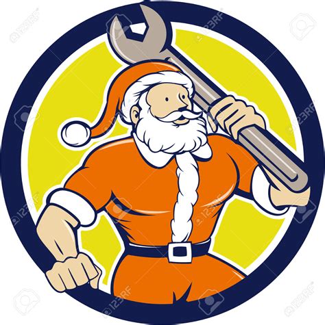 Santa Mechanic Christmas Clipart 20 Free Cliparts Download Images On