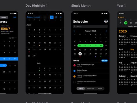 Figma Ios Design Library Datepicker And Calendar Templates By Roman