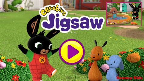 Bing Jigsaw Game Hard Gameplay For Kids Youtube
