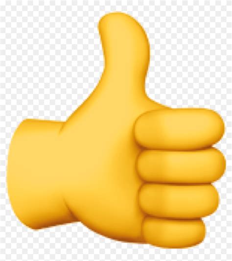 Transparent Thumb Up Emoji Png Thumbs Up Apple Emoji Png Download