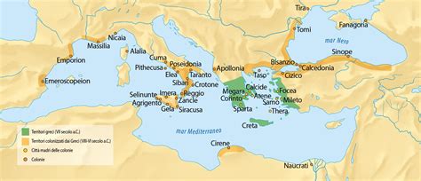Lespansione Greca Nel Mediterraneo