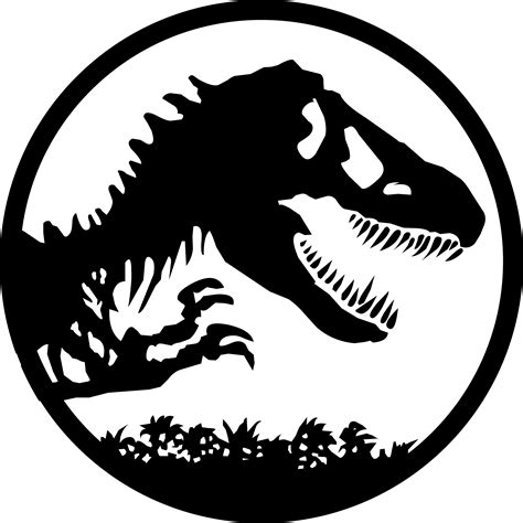 Ukonic Jurassic Park T Rex Logo Led Wall Light Sign Ready To Hang Wall