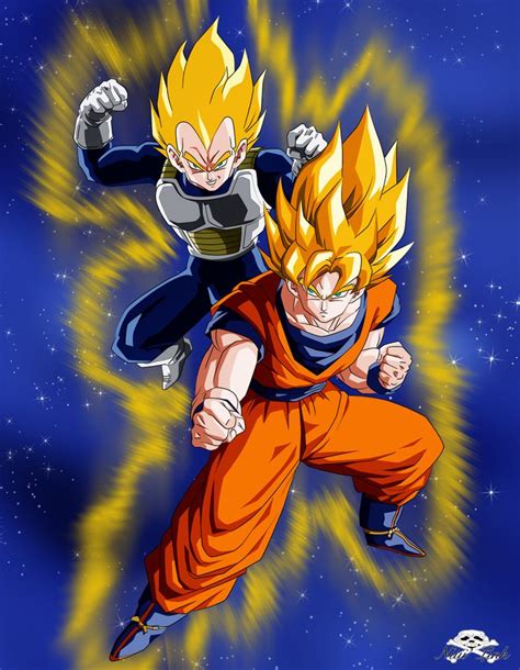 Goku And Vegeta Ii Anime Dragon Ball Super Dragon Ball Super Manga