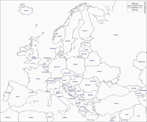 Europe Map Quiz Easy Secretmuseum