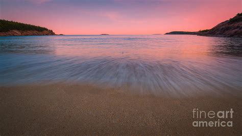 Sand Beach Pink Sunset Photograph By Michael Ver Sprill