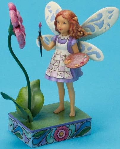 Jim Shore 4020470 Artist Fairy Figurine Collectibles T