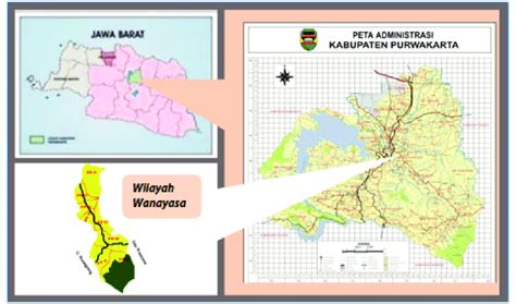 Map Of Wanayasa Source Purwakartagoid Download Scientific Diagram