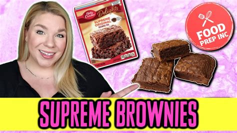 How To Make Betty Crocker Delights Supreme Original Brownie Mix Youtube