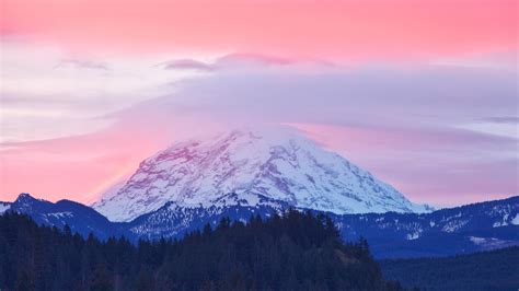 Mount Rainier Sunrise Washington 4k Wallpaper 4k