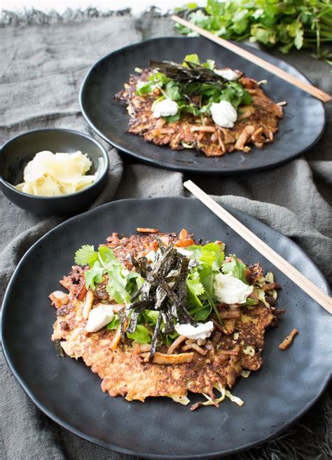 Healthy Okonomiyaki Savoury Pancake Well Nourished Recipe