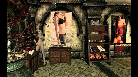 Skyrim Mods G Ultra Sweet And Sexy Lingerie Shop Cbbe Youtube