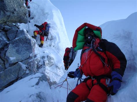 Climbing High On Mount Everest